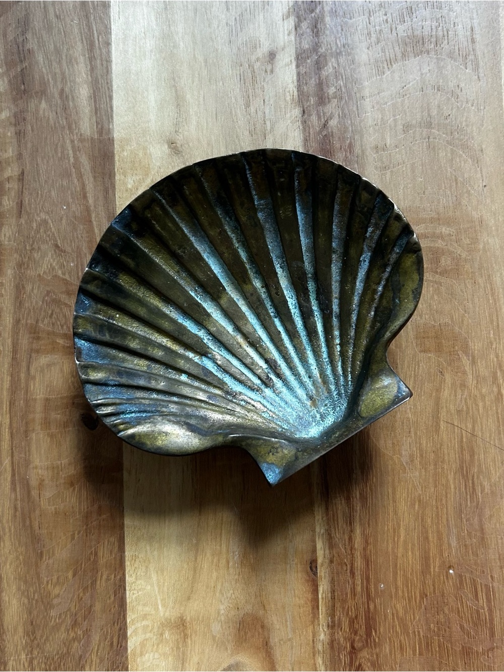 Brass Shell Shaped Decorative Dish